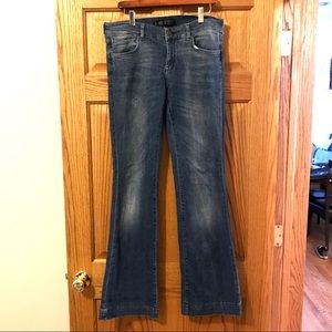 ZARA flare jeans, mid rise size 8